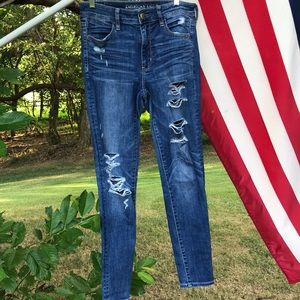 American Eagle Super Stretch X Hi-Rise Jeggings